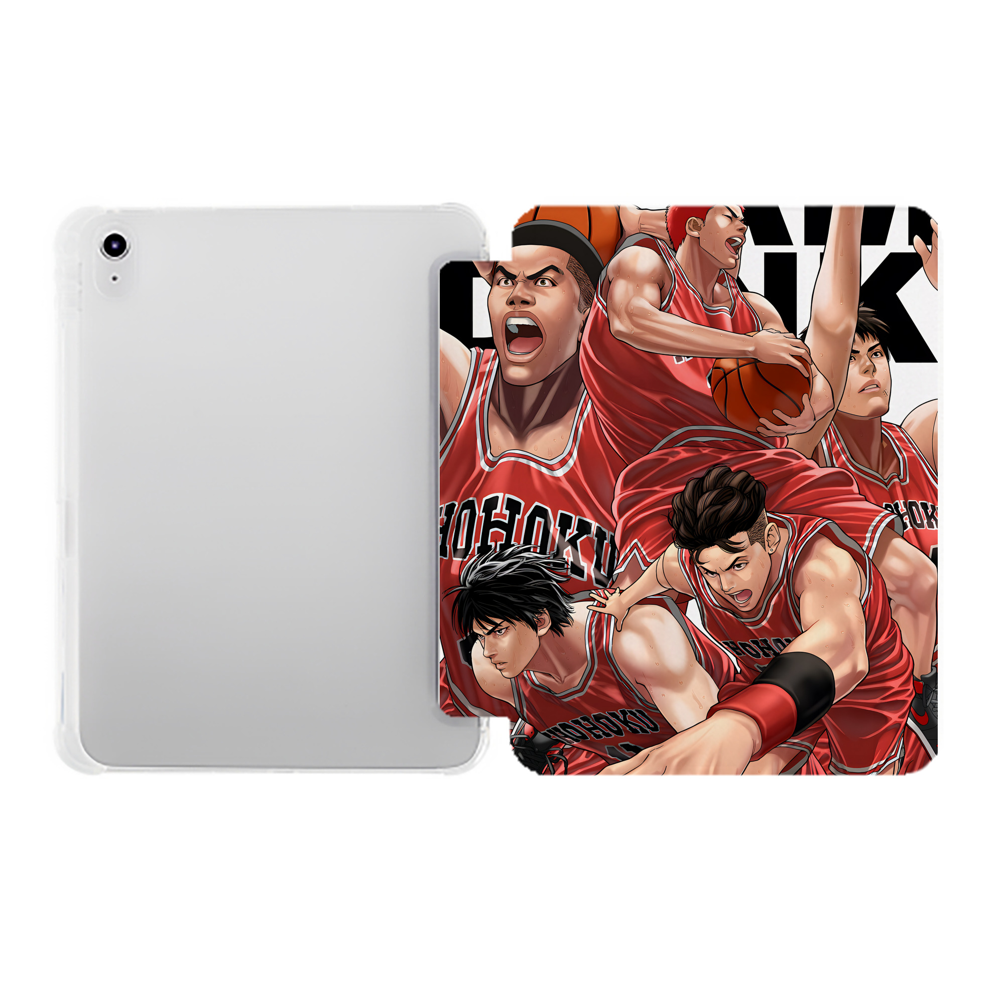（画像用） SLAM DUNK／スラムダンク IPad ケース ペン収納付き 三つ折りスタンド PUレザー×シリコン 対応機種9.5/10.5/10.9インチ